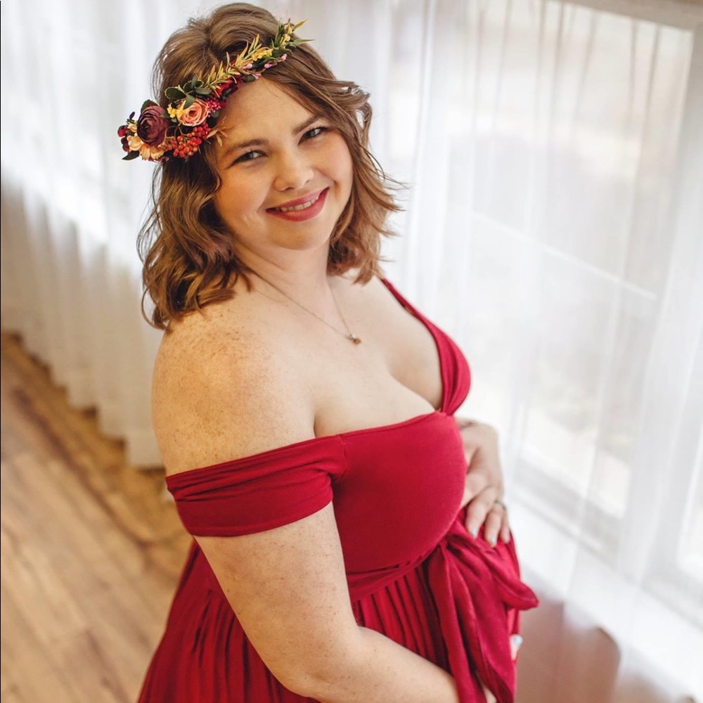 Sew Trendy Kiara Maternity Gown L